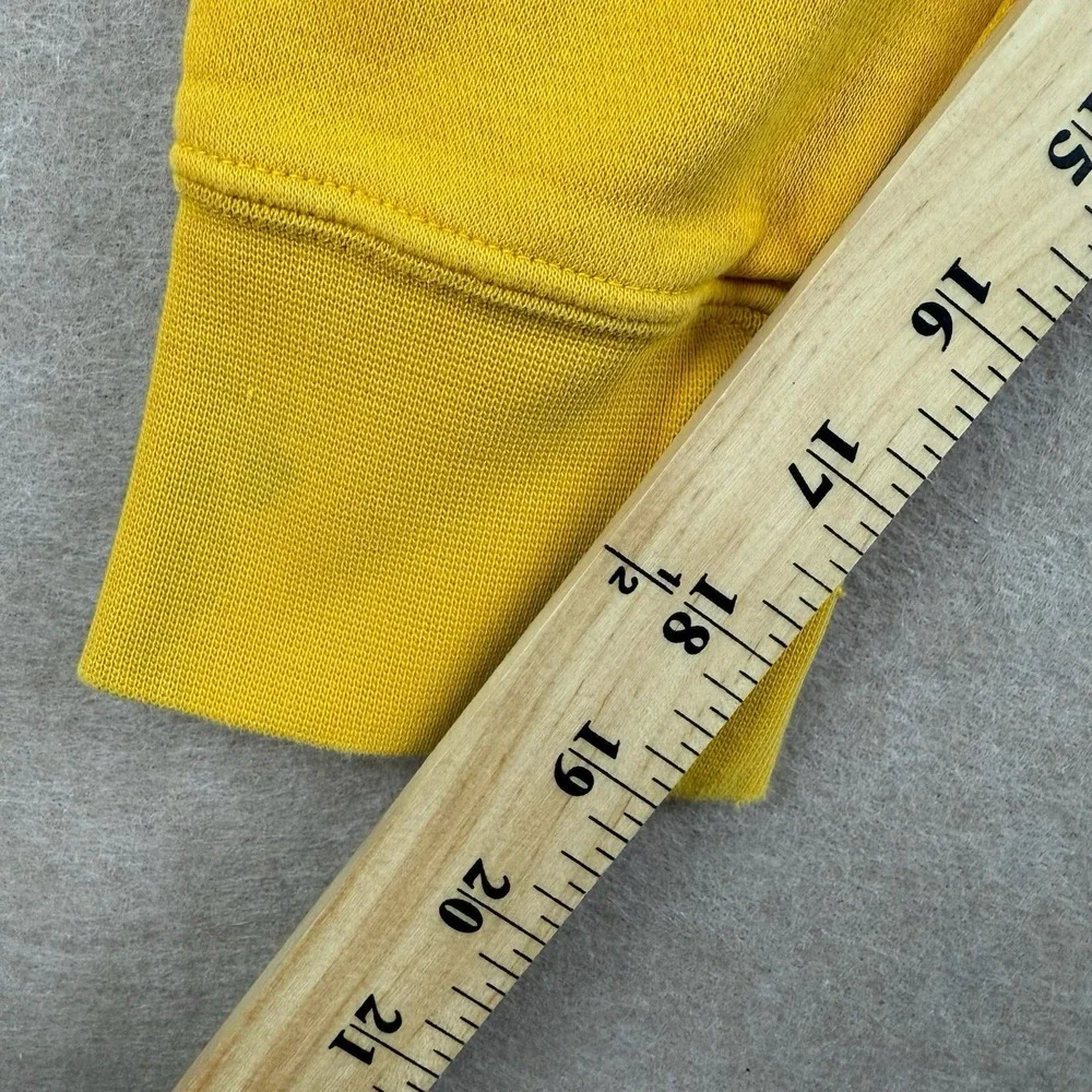 Jordan Yellow Hoodie‎ Mens S Graphic Pullover Jumpman Logo Rope Drawstring